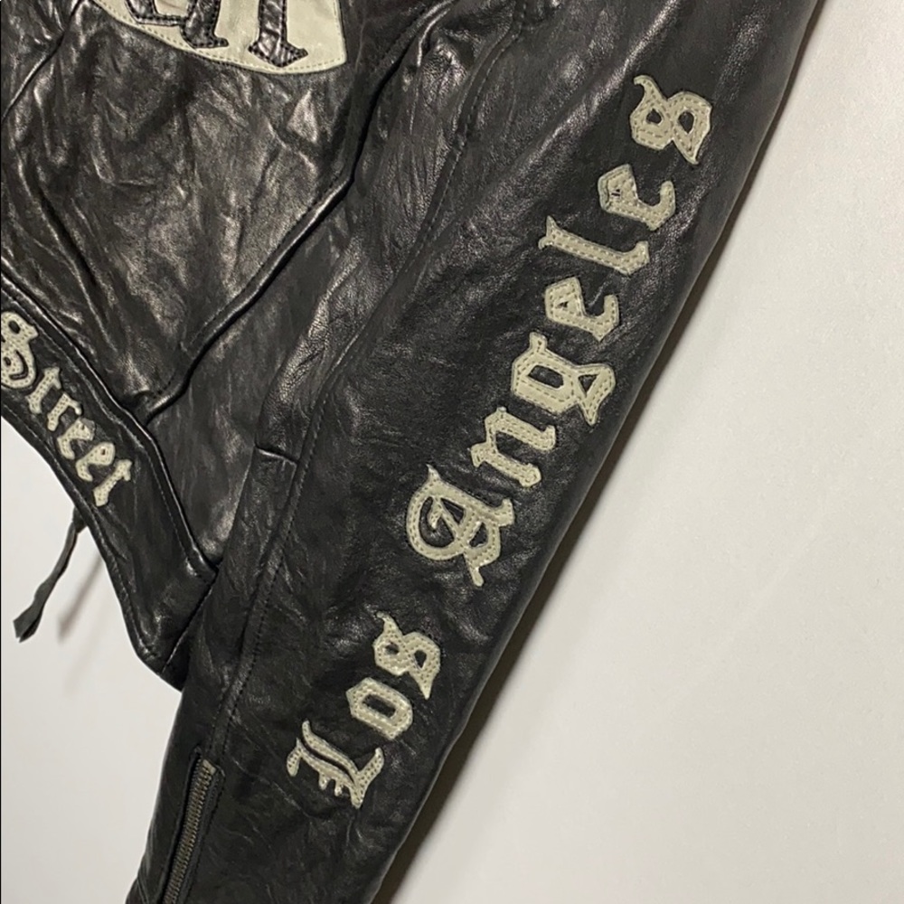 Smet Leather Jacket By Christian Audigier View 3